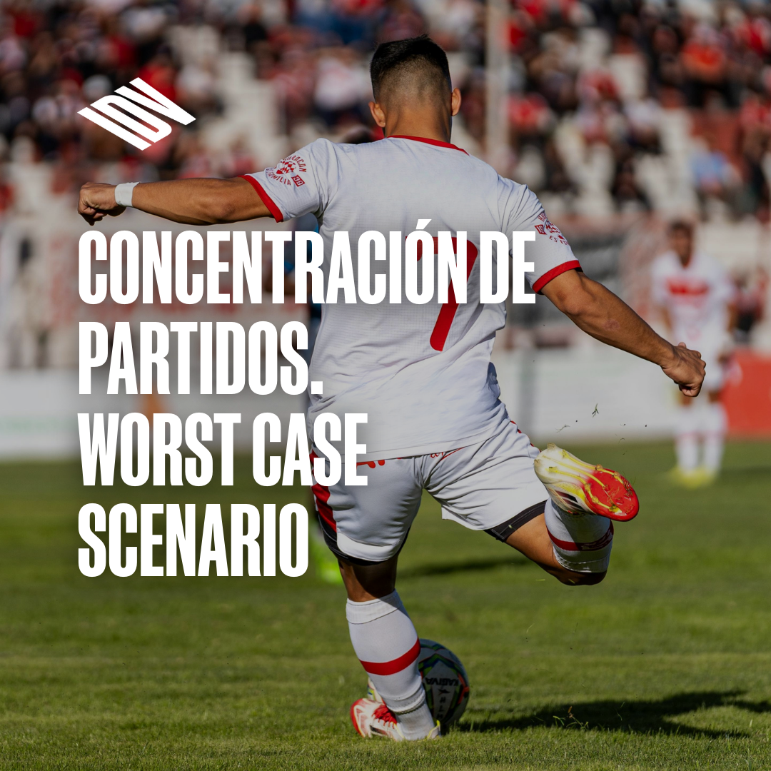 Portada de Concentración de partidos en el Fútbol Profesional. Worst Case Scenario.